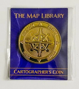 Cartographer’s Coin Dungeons and Dragons Inspiration New - Picture 1 of 2