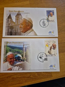 2 X First Day Covers Pope Francis Visit to Sarajevo June 2015 - Picture 1 of 2