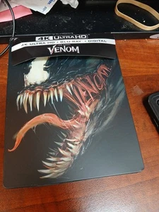 Venom Steelbook (4K UHD + Blu Ray)—No Codes—First Printing - Picture 1 of 4
