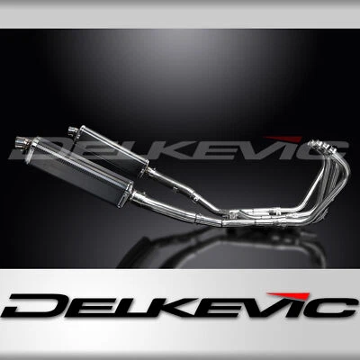 Yamaha XJ900 Diversion 1994-03 Komplett Auspuff 4-2 343mm X-Oval Edelstahl Schalldämpfer - Bild 1 von 4