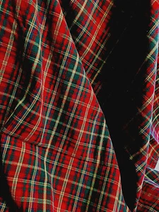 Park Designs Cotton Table Cloth Red Green Plaid Kitchen Dining 75" x 54" Vintage - Picture 1 of 7