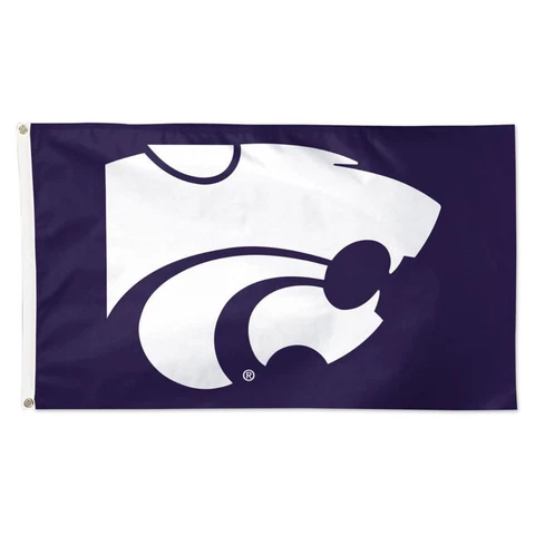 Kansas State Wildcats 3x5 One Sided Team Flag [NEW] NCAA House Banner Fan Yard Cover
