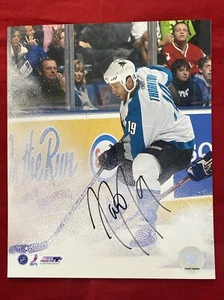 Joe Thornton Autographed 8x10 Official NHL Photo HOF San Jose Sharks Bruins MINT - Picture 1 of 6