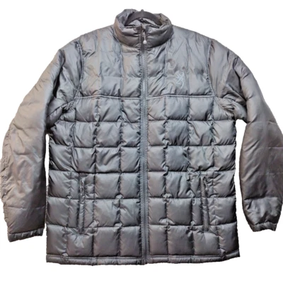 Browning Mens Hunting Puffer Jacket Full Zip Solid Black Quilt Coat Size Large - Image 1 of 4