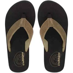 Neu Herren Mokka Cobian Floater 2 Flip-Flops Sandalen mit Fußgewölbestütze Größe 13 - Bild 1 von 5