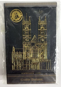 Westminster Abbey 1978 Miniature Brass Rubbing Craft Kit Creative Pastimes New - Picture 1 of 6