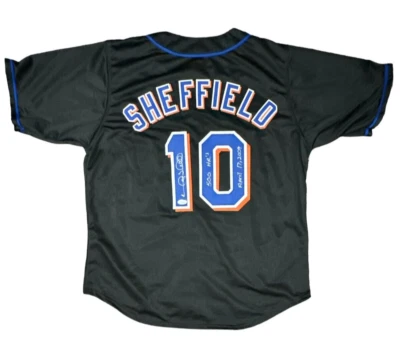 Gary Sheffield New York Mets Signed Custom Jersey w/ PSA Cert - Image 1 of 4