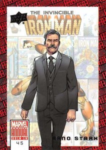 ARNO STARK / 2018-2019 MARVEL ANNUAL (Upper Deck) BASE Trading Card #45
