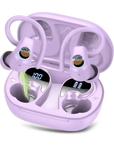 Wireless Earbuds, Bluetooth 5.4 Headphones Sport with 4 ENC Noise Canceling Mic - Picture 1 of 7