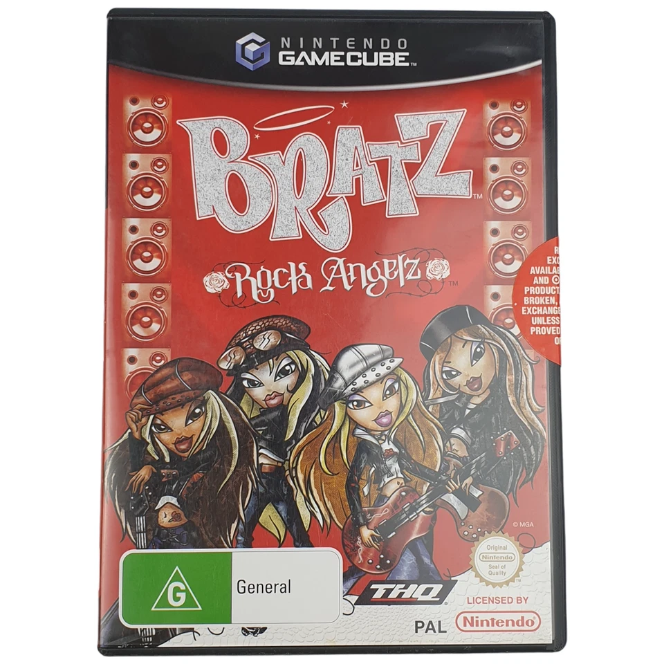 NEW Nintendo Gamecube BRATZ Rock Angelz Dolls G 2006 Aust Pal Retired HTF Sealed - Image 1 of 4