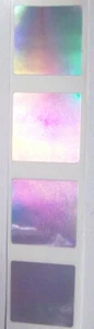 100 bis 1000 GR75 3/4" Quadratisch manipuliert offensichtlich Hologramm Aufkleber Etikett Aufkleber - Bild 1 von 6
