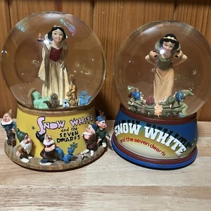 Globo de nieve vintage Blancanieves y los 7 enanitos. Paquete de 2 - Imagen 1 de 16