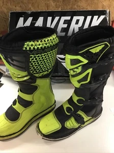 Fly Racing Maverick Motocross Offroad Boots Size 10 Men's Reinforced Steel Toe - Picture 1 of 17