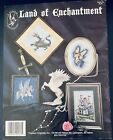 Vintage 1989 Land of Enchantment point de croix design dragons châteaux chevalier AA400