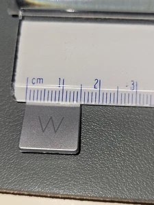 HP 15t-dw LAPTOP KEYBOARD KEYCAPS - REPLACEMENT INDIVIDUAL KEYCAPS SILVER - Afbeelding 1 van 9