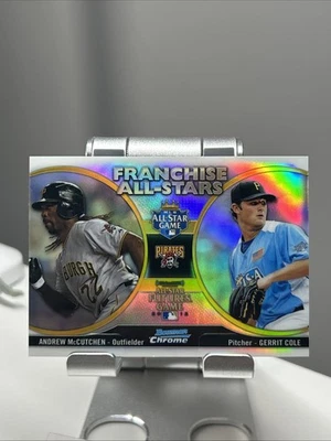 Bowman Chrome Gerrit Cole/Andrew McCutchen 2012 franquicia All-Stars FAS-MC n1116 Foto 1 de 2
