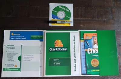 Software financiero Intuit QuickBooks 2006 edición Pro CD-ROM para pequeñas empresas  Foto 1 de 4