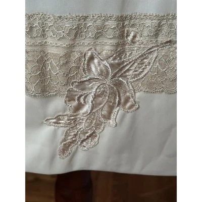 Vestido Falda De Colección Borde de Encaje Floral Apliques Medio Sin Mangas M Hada Coqueta Balletcore Foto 1 de 4