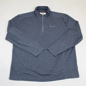 Chick-fil-A Pullover Mens Medium Blue Team Style Oobe Quarter Zip Polyester Logo - Picture 1 of 14
