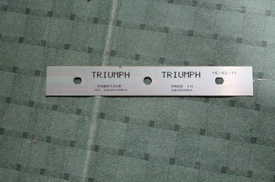 Hojas rascadoras de doble filo Triumph 150 mm, 5 7/8 pulgadas 18 piezas.  Hecho en Dinamarca. Foto 1 de 4