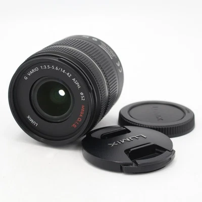 Panasonic Lumix G Vario 14‑42mm f/3.5‑5.6 ASPH. Mega O.I.S. Lens *USED* - Image 1 of 4