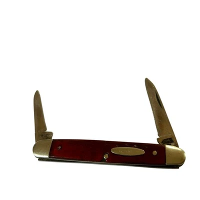 Cuchillo plegable de 2 hojas Case XX vintage para canoa de acero inoxidable hecho en EE. UU.  Foto 1 de 4