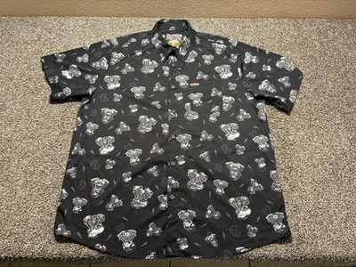 Camisa Dixxon The Moco Para Hombres XL Ride Like The Wind Brother Botón Estampado Motor * Foto 1 de 4