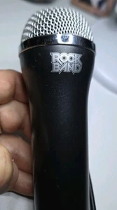 Rock Band Microphone Xbox 360 PS3 Wii Black Logitech  - Picture 1 of 6