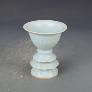 Seltenes Sammlerstück Kunst Handmalerei Hutian Ofen Porzellan Blumen Tasse - Bild 1 von 7