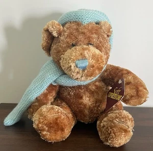 Dan Dee Collectors Choice Winter Bear It’s A Boy azul bufanda sombrero brazos abrazables - Imagen 1 de 6