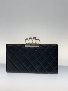 Alexander McQueen handbag/leather/black #QOL091 - Picture 1 of 4