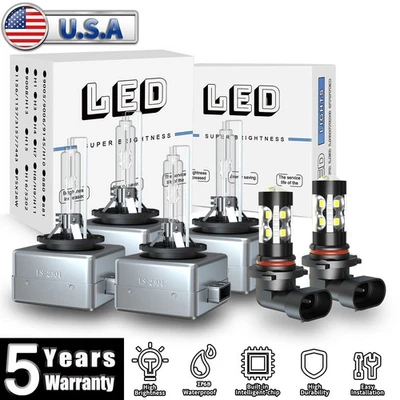 Faro de xenón HID alto/bajo + bombillas antiniebla LED para Mitsubishi Eclipse 2009-2012 Foto 1 de 4