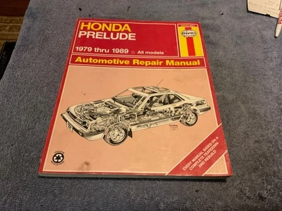 Manual de reparación Haynes Honda Prelude 1979-1989 Foto 1 de 3