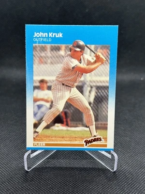 John Kruk Rookie Card 1987 Fleer #420 - Image 1 of 2