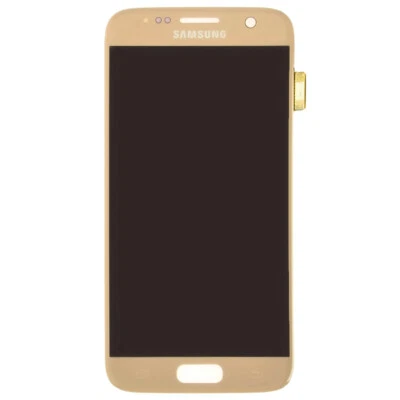 LCD Digitizer Assembly for Samsung G930 Galaxy S7 Gold Platinum OEM Display  - Image 1 of 2