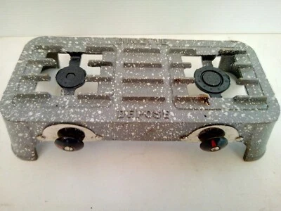 RECHAUD MARQUE DINETTE DEPOSE ANCIEN FONTE EMAILLEE - Photo 1/3