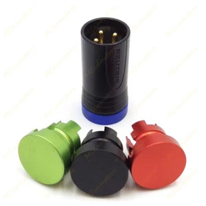 Red blue black green Low-Profile XLR NEUTRIK 3pin XLR male Audio PLU - Picture 1 of 17