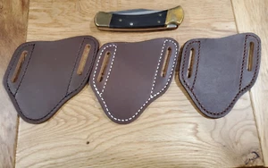 Buck 110 Knife Sheath. Custom Made pancake sheath. Choice of stitch color. - Picture 1 of 12
