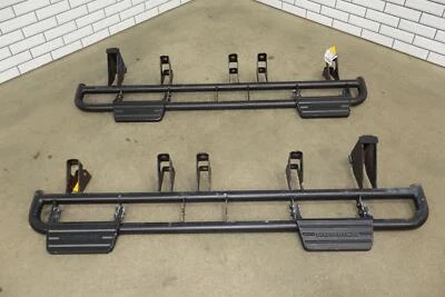 03-09 Hummer H2 SUV Pair (2) Rock Rails & OEM Side Steps - Image 1 of 4