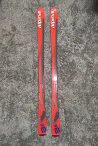 Alpina BEB FORCE Skis Red 148 CM MADE CHECK REPUPLIC [ NO BINDINGS INCLUDED] - Picture 1 of 11