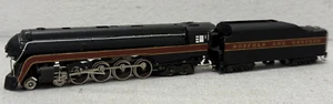 Locomotiva a vapore e tender scala N ottone Norfolk & Western 4-8-4 classe J - Foto 1 di 8