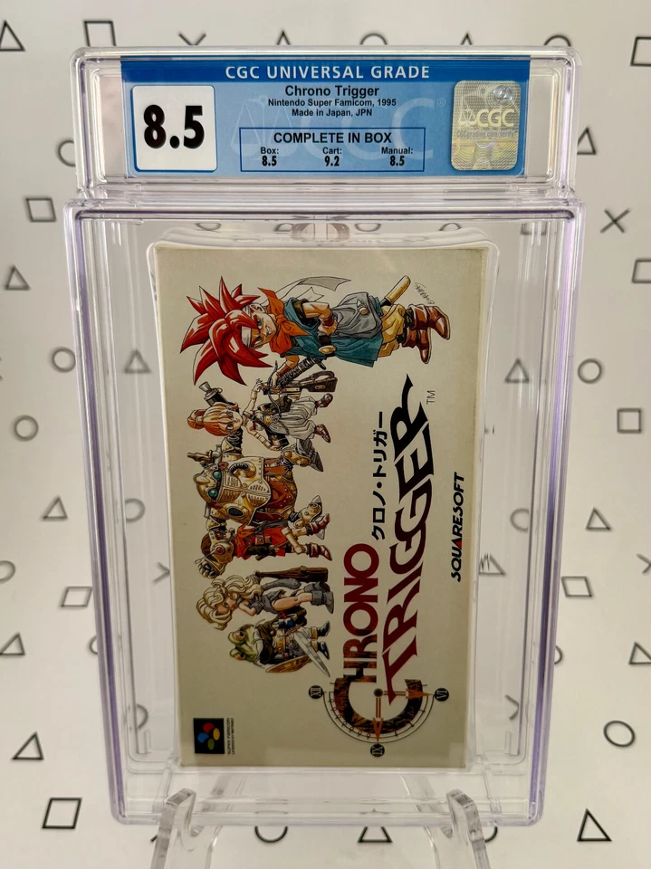 Chrono Trigger - Japanese Version - Nintendo Super Famicom - CGC 8.5, CIB - Image 1 of 4