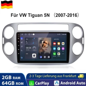 Carplay Für VW Tiguan 5N 07-2016 Android 13 Autoradio GPS Navi WIFI FM USB 2+64G - Bild 1 von 13