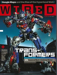 WIRED MAGAZINE JULY 2007 TRANSFORMERS 25TH GOOGLE MAPS RISE OF HYPERLOCAL WEB - Picture 1 of 1