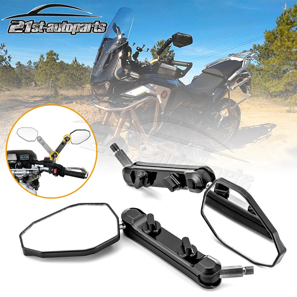Espejos retrovisores todoterreno para motocicleta Honda Africa Twin CRF 250L 300L 1000D ADV Sports Foto 1 de 4
