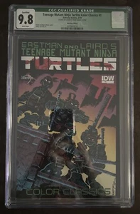 Teenage Mutant Ninja Turtles Color Classics #1 CGC 9.8 Mexico Kamite Edition NM+ - Picture 1 of 2