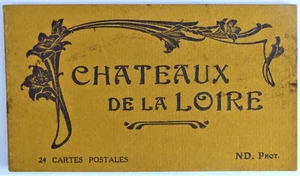 Chateaux de la Loire - Buch mit 24 illustrativen französischen, alten Postkarten - EUC - Bild 1 von 8