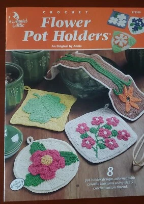 Soportes para macetas, Annie’s Attic, 8 patrones de ganchillo, 2000. ¡Envío gratis! Foto 1 de 3
