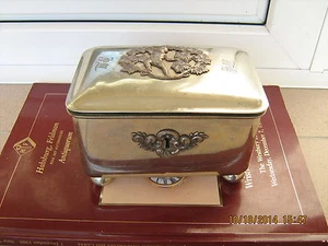 Antique Gustav Henniger Warsaw alpaca sugar caddy,judaica,1842y,very rare - Zdjęcie 1 z 12