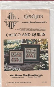 Calico & Quilts, Counted Cross Stitch Pattern, Anne Taylor Nelson Designs - Picture 1 of 2